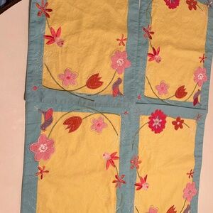 Blossom & Bloom  Spring set of 4 Placemats